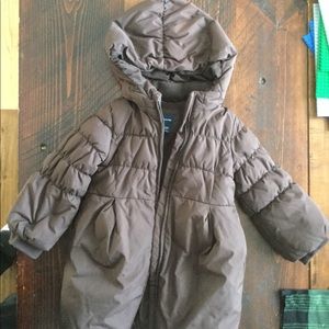 Gap Girls Fleece Lined Puffer Jacket
